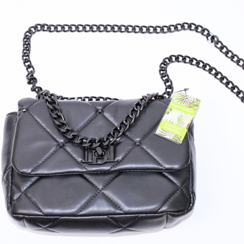 Badgley Mischka Small Quilted Studded Bag